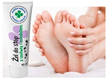 STINKY FEET ЭФФЕКТИВНОЕ СРЕДСТВО ОТ ПОТЕВНОСТИ НОГ гель с ШАЛФЕМ и МЕНТОЛОМ