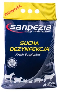 Sucha Dezynfekcja SANDEZIA wirusy bakterie posypka 10kg