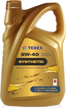 TEDEX SYNTHETIC SL/CF/EC S.H.E.L.L.5W40 (4L)