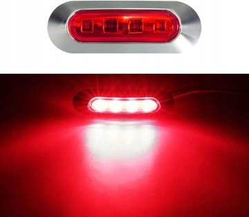 10 KS SVĚTLO KONTURA 4 LED PULT