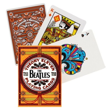THE BEATLES karty do gry Theory11 zespół muzyka