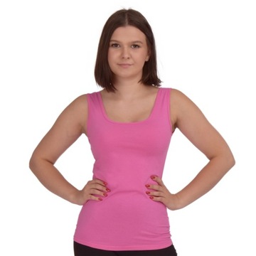 Koszulka szerokie ramiączko bawełna M/L