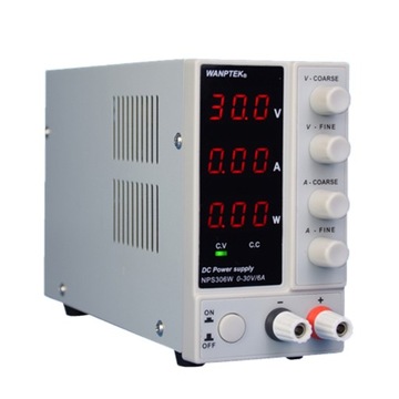 Zasilacz DC do laboratorium 0-30V 0-6A LCD