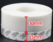 2x Taśma SILIKONOWA uszczelniająca uszczelka do DRZWI okien antyprzeciąg