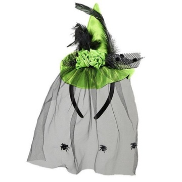 ПОВЯЗКА С ЗЕЛЕНОЙ ШЛЯПОЙ ВЕДЬМЫ