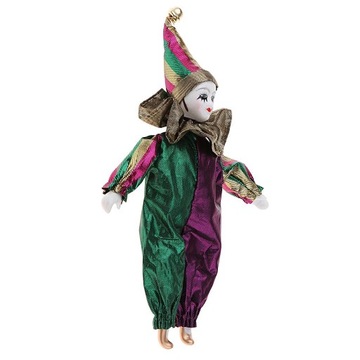 Clown Porcelanowa Lalka Ma Na Sobie Stroje Na Halloween