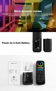8-зонный пульт дистанционного управления RGB CCT RGBW MiLight FUT089B LS2