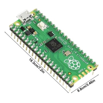 Raspberry PI PICO RP 2040 32-битный Cortex с контактами RP2040