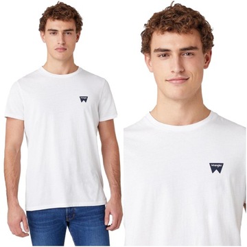 Męska koszulka t-shirt Wrangler SS SIGN 2XL
