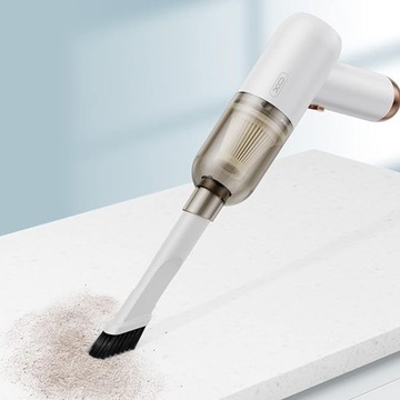 Ручной автомобильный пылесос, мощный, беспроводной, без мешка, 37 Вт, с фильтром