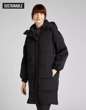 LEE LONG PUFFER DAMSKA KURTKA ZIMOWA S