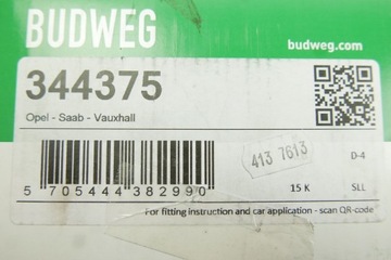 BUDWEG CALIPER 344375 TŘMEN BRZDY