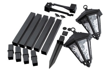 СОЛНЕЧНЫЙ ФОНАРЬ Светодиодный садовый светильник ВЫСОТА 137 СМ