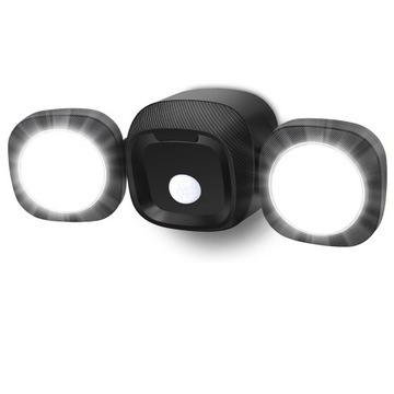 KINKIET ZEWNĘTRZNY LAMPA LED ŚCIENNA OGRODOWA GÓRA Z CZUJNIKIEM RUCHU IP65