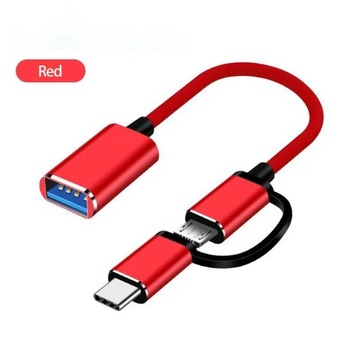 2 w 1 USB 3.0 przewód przejściowy OTG type-c