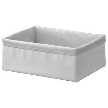 IKEA BAXNA Organizer, szary/biały 20x26x10 cm