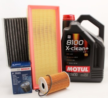 FILTRY + OLEJ MOTUL 5W30 AUDI A4 B8 2.0 TDI CGLC