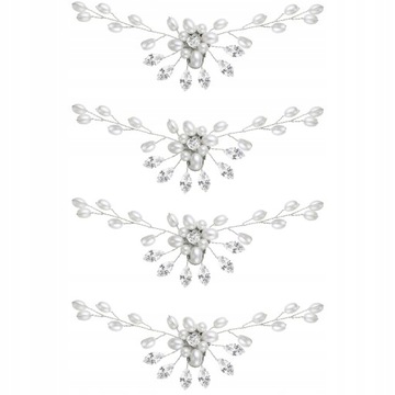 4 pcs Crystal Shoe Decoration Shoes Accessories