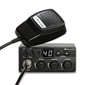 RADIO CB ALAN MIDLAND M-ZERO PLUS 40CH AM/FM + przylutowany WTYK