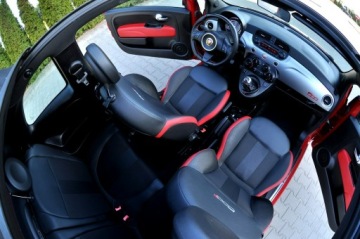 Fiat 500 II CC Seria 1 0.9 TwinAir 85KM 2015 Fiat 500 900 85KM TwinAir Cabrio Klima Pdc, zdjęcie 9