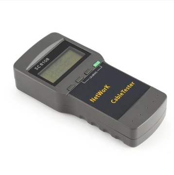 Tester sieci LAN RJ45 RJ11 BNC wyświetlacz LCD