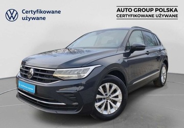 Volkswagen Tiguan II SUV Facelifting 1.5 TSI 150KM 2021 Volkswagen Tiguan Life, FV 23, GPS, Asystenci, ACC, Czujniki parkowania, B