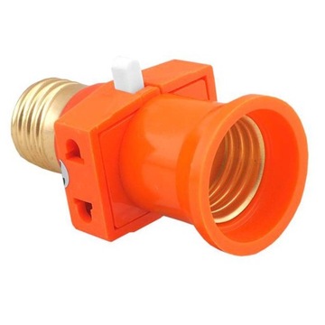 ADAPTER ŻARÓWKI E27 ZŁODZIEJKA POMARAŃCZOWA ROZGAŁ