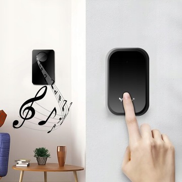 БЕСПРОВОДНОЙ ДВЕРНОЙ ЗВОНОК ВОДОНЕПРОНИЦАЕМЫЙ 300М