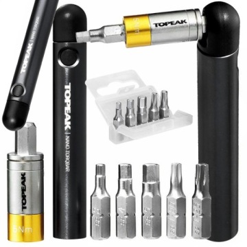 Динамометрический ключ TOPEAK Nano Torqbar 5 Нм 3/4/5 мм T20/25