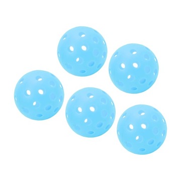 5 szt. Piłki Pickleball 40 otworów Świecące 74 mm sportowe piłki KR