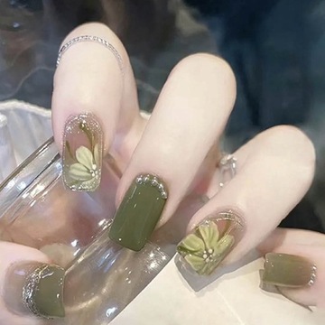 Słodki płatek paznokci naklejka manicure