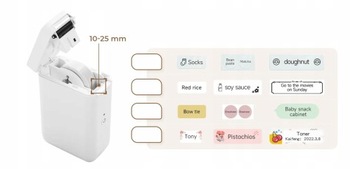 МИНИ-ПРИНТЕР ДЛЯ ТЕРМОЭТИКЕТОК NIIMBOT D101 с Bluetooth