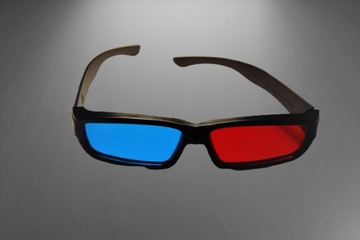 Пластиковые 3D-очки (красные/синие)