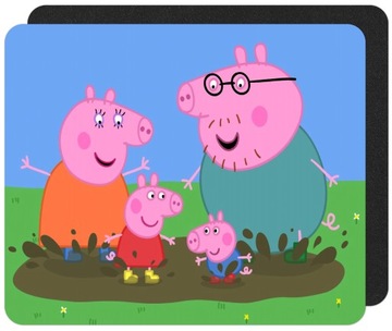 PODKŁADKA POD MYSZKĘ ŚWINKA PEPPA + własny tekst