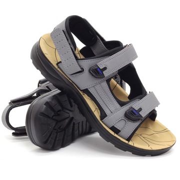 СПОРТИВНЫЕ САНДАЛИИ МУЖСКИЕ, РЕГУЛИРОВКА НА ЛИПУЧКЕ