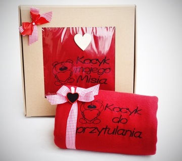 Подарок ко Дню Святого Валентина ОРИГИНАЛЬНОЕ ОДЕЯЛО с Вашей вышивкой