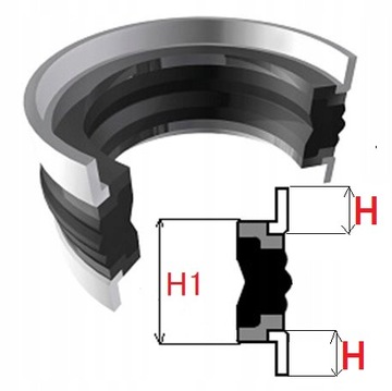 КОМПЛЕКТАЦИЯ Уплотнение цилиндра 50х34х18,5 К18