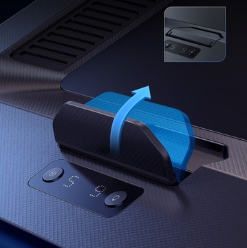 Охлаждающая подставка для ноутбука Baseus ThermoCool, регулируемая (серебристая)