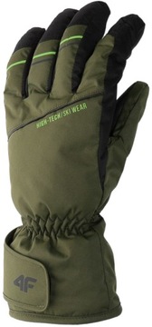 4F RĘKAWICE NARCIARSKIE MĘSKIE _ REM002 _ khaki _ r. XL