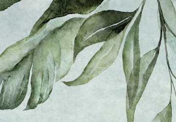 ОБОИ ТРОПИЧЕСКИЕ ЛИСТЬЯ 350x256 b-C-0782-a-a