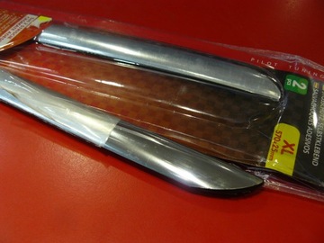 ХРОМИРОВАННАЯ НАКЛАДКА НА БАМПЕР ЗАЩИТА БАМПЕРА 2 шт. 20602