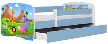 КРОВАТЬ ДЛЯ МАЛЬЧИКА SAFARI BLUE, КАРКАС 80X180