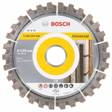 Bosch Tarcza diamentowa Best Universal do bruzdownic 125mm beton zbrojony