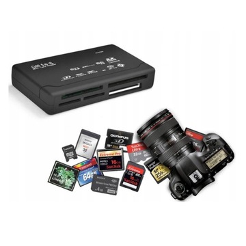 2x быстрого универсального считывания карт карт USB SDHC SDXC Micro MS CF M2
