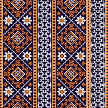 TAPETA LUDOWY WZÓR HAFT FOLKLOR ORNAMENT 5619al