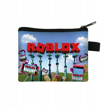 Roblox Portfel z kreskówek dla dzieci Z suwakiem