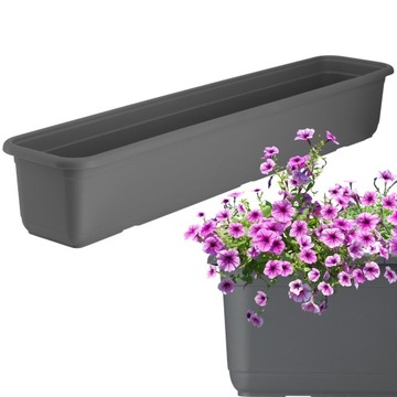 SKRZYNKA BALKONOWA 80cm DONICZKA NA KWIATY