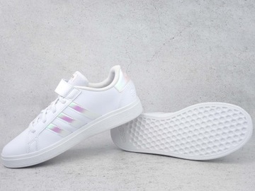 ADIDAS GRAND COURT 2.0 EL GY2327 BUTY TENISÓWKI TRAMPKI GUMKI RZEP HOLOGRAM