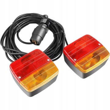 12V 24V МАГНИТ БЕСПРОВОДНОЙ КОМПЛЕКТ ЗАДНИХ ФОНАРЕЙ ПРИЦЕПА