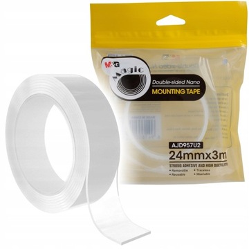 TAŚMA NANO magiczna dwustronna 24mm x 3m M&G ORYGINAŁ